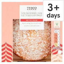 Tesco Strawberry Jam Victoria Sponge Cake 360g