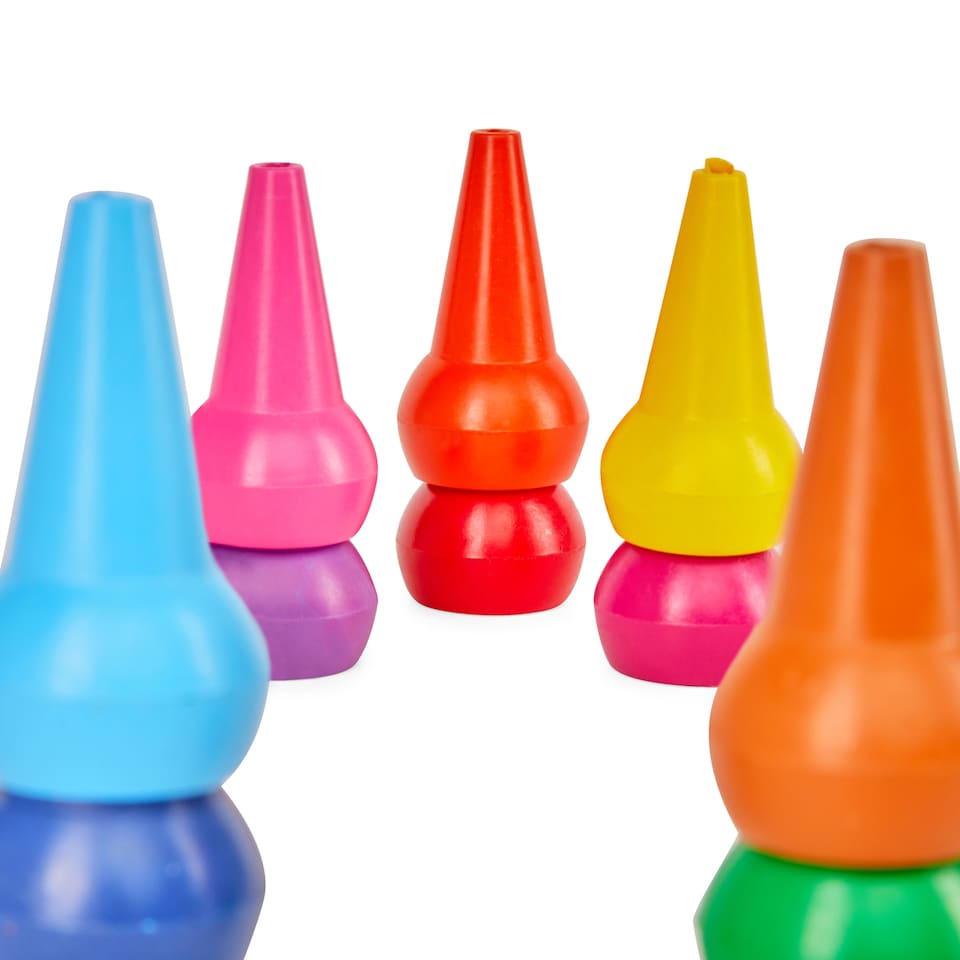 image 1 of Junior Artistry Stacking Finger Crayons 12pk