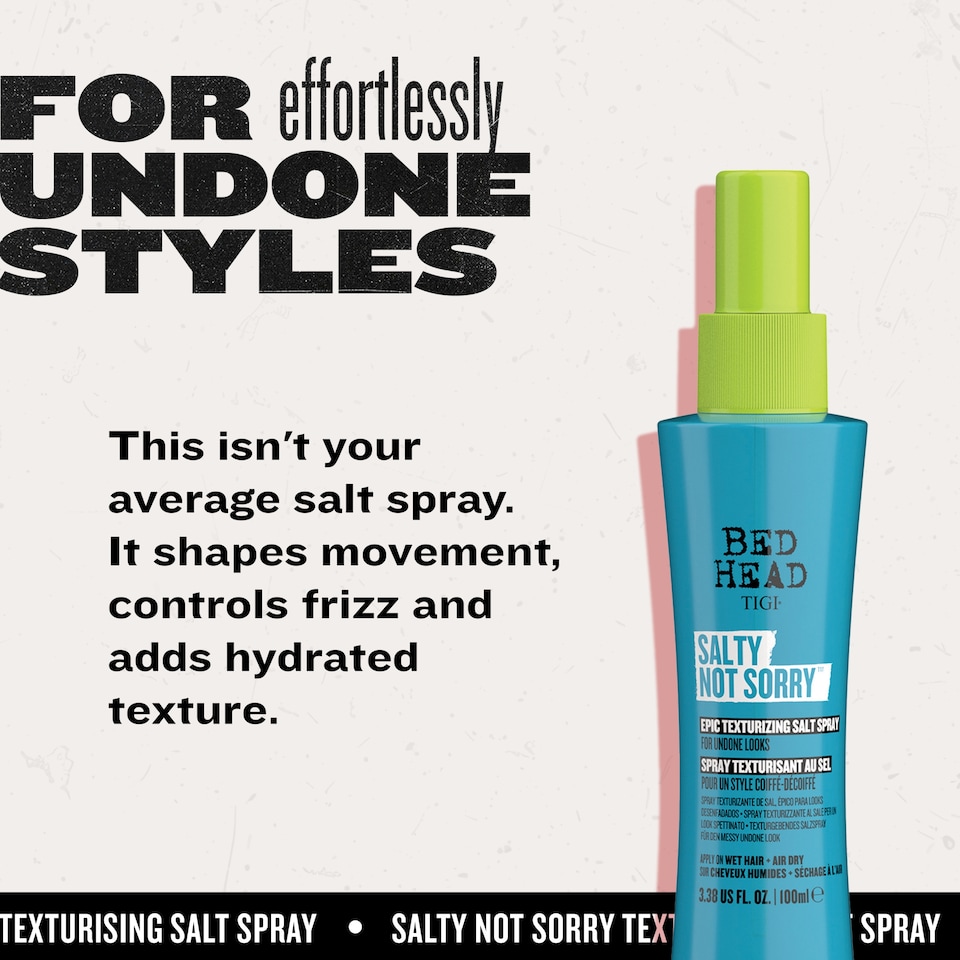 image 1 of Bed Head Tigi Texturising Salt Spray 100Ml