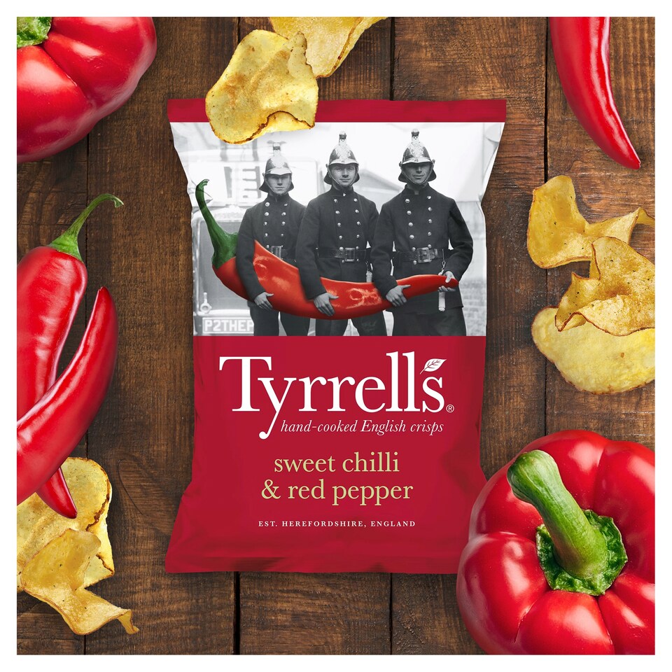 image 1 of Tyrrells Crisps Sweet Chilli & Red Pepper Crisps 150G