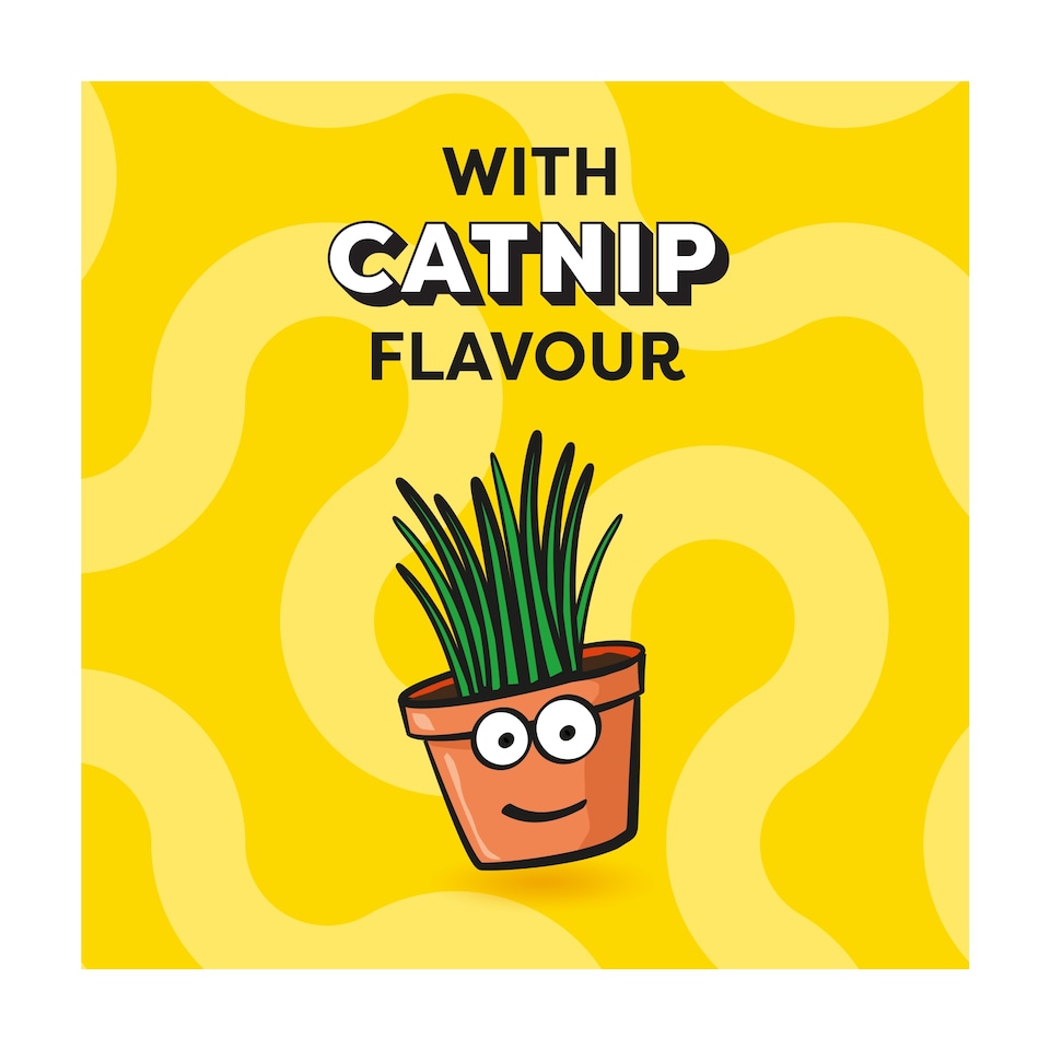 image 1 of Dreamies Cat Treat Biscuits with Catnip Mega Pack 200g