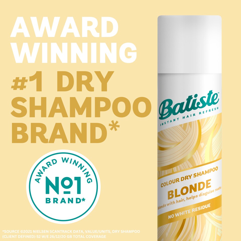 image 1 of Batiste Dry Shampoo Light & Blonde 200Ml