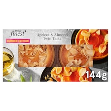 Tesco Finest Apricot & Almond Twin Tarts 144g
