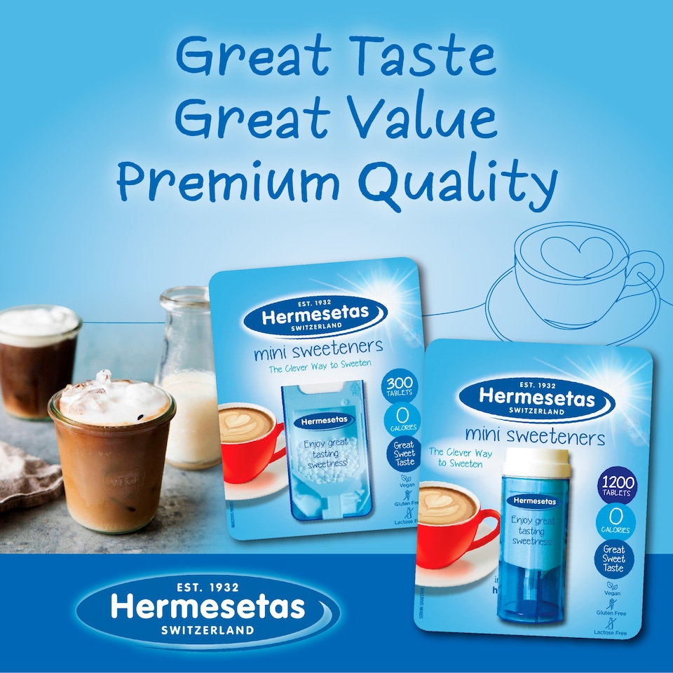 image 1 of Hermesetas Mini Sweeteners 800 Pack