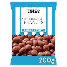 Tesco Milk Chocolate Peanut 200G