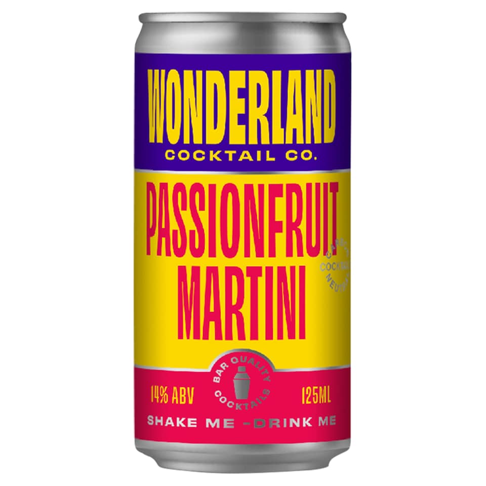 Wonderland Cocktail Co. Passion Fruit Martini 125ml