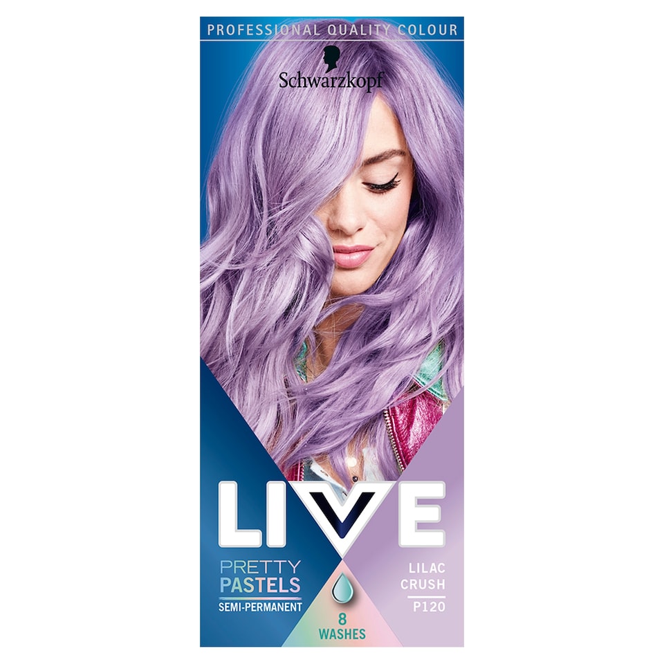 image 1 of Schwarzkopf Brights Pretty Pastels Lilac Semi Permanent