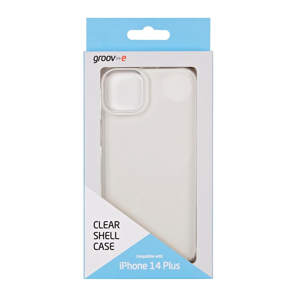 GROOV-E IPHONE 14 PLUS CLEAR CASE