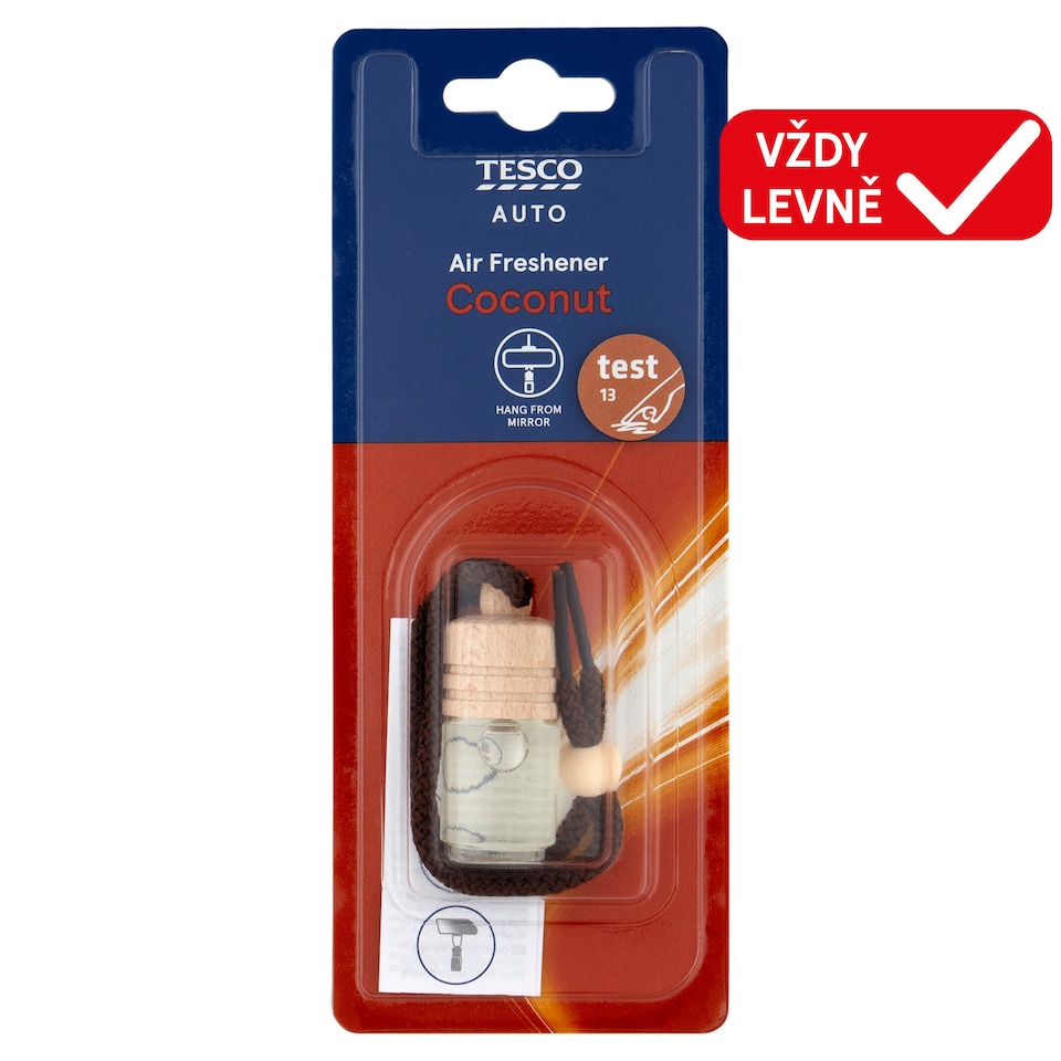 Tesco Auto Osvěžovač vzduchu vůně kokos 5ml