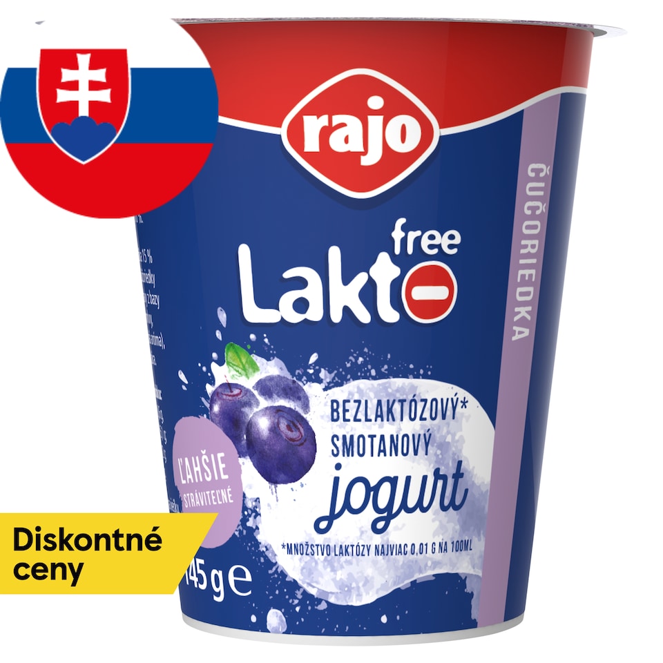 image 1 of Rajo Lakto Free Cream Yogurt Blueberry 145 g