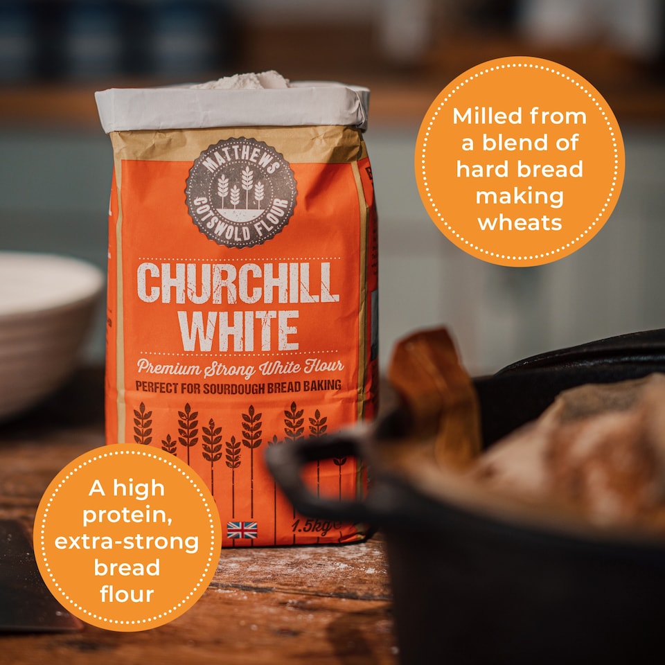 image 1 of Matthews Flour Premium White Strong Flour 1.5Kg