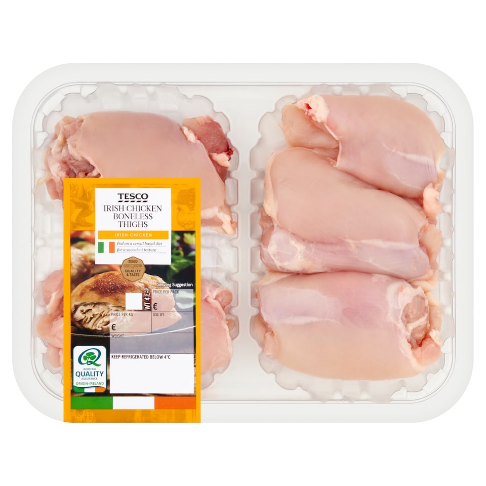 Tesco Irish Chicken Thigh Fillets 420G