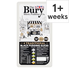 Bury Black Pudding 4 Slices 230G