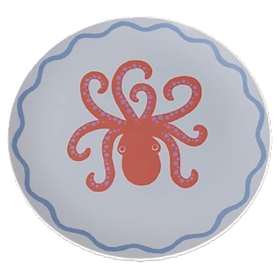 image 1 of F&F Home Sealife Dinner Plate Assorted