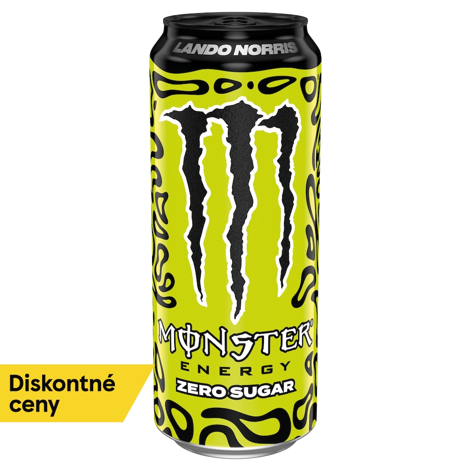 Monster Energy Lando Norris Zero Sugar sýtený energetický nápoj 500 ml