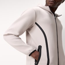 F&F Active TECH SPORT Zip Up Hoodie in Stone
