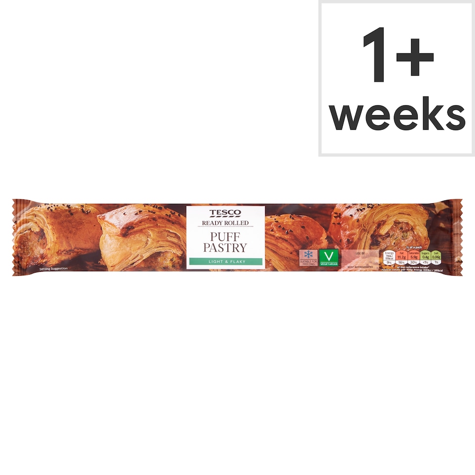 Tesco Ready Rolled Puff Pastry 320G