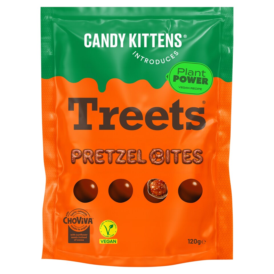 image 1 of Candy Kittens Treets Pretzel Bites 120g