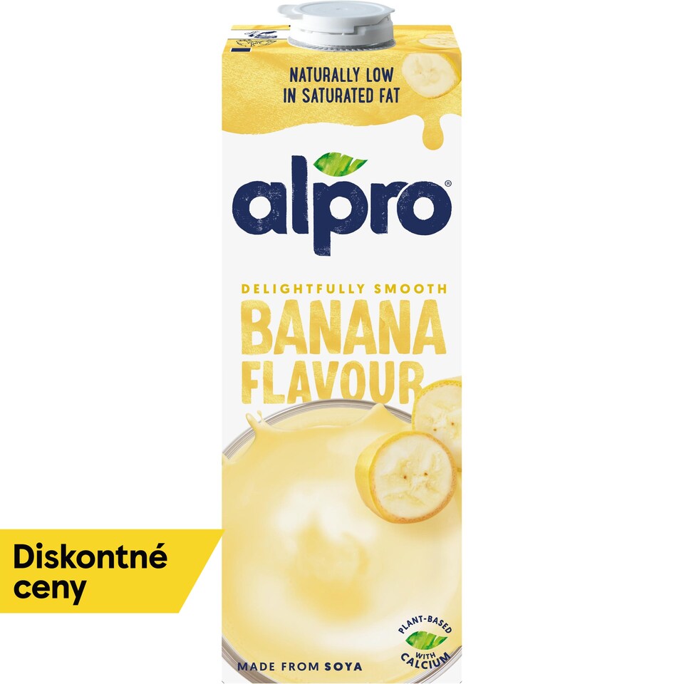 obrázok 1 z ALPRO Sójový nápoj s banánovou príchuťou, 1L