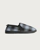 image 1 of F&F Check Print Slippers in Black