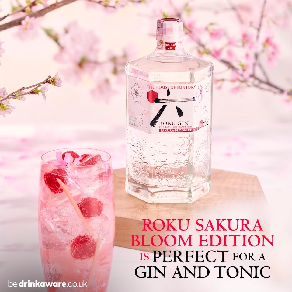 image 1 of ROKU Japanese Craft Gin Sakura Bloom Edition 70cl