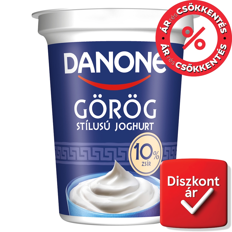 Danone görög stílusú natúr joghurt 375 g