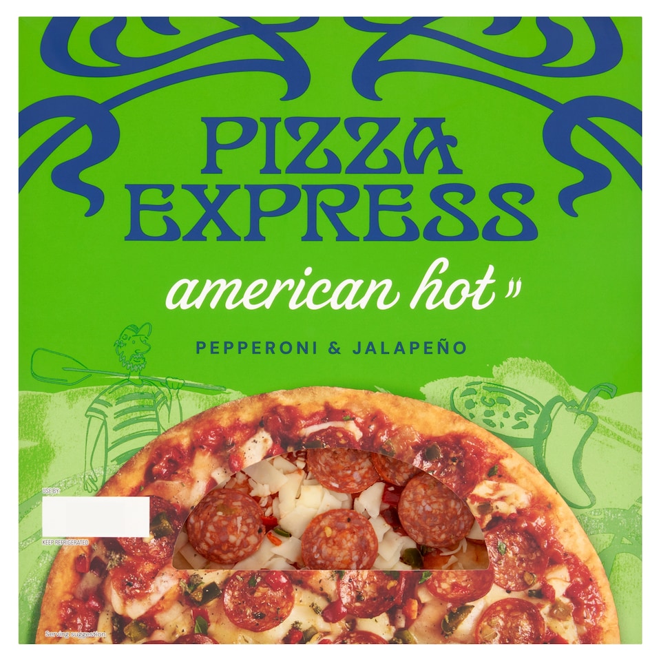 Pizza Express American Hot Pepperoni & Jalapeno 230g