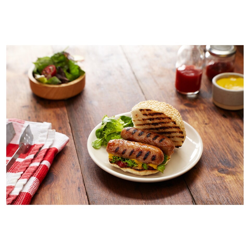 image 1 of Tesco British Pork Sausages 8 Pack 454G