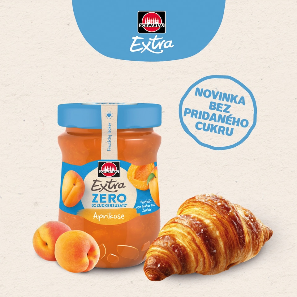 obrázok 1 z Schwartau Extra Zero marhuľa 280 g