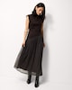 image 1 of F&F Cotton Rich Polka Dot Midi Dress in Chocolate