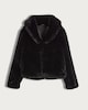image 5 of F&F Faux Fur Jacket in Black