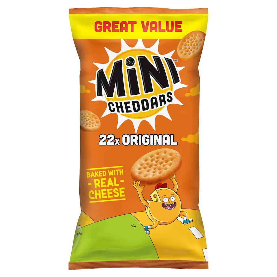 image 1 of Jacob's Mini Cheddars - Original 22 Pack 506g