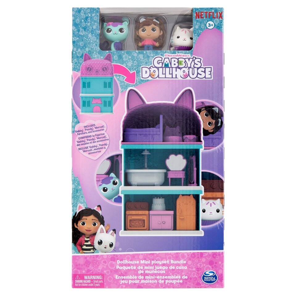 Dreamworks Gabby's Dollhouse Mini Bundle Playset
