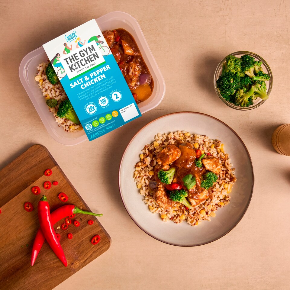 image 1 of THE GYM KITCHEN Food To Fuel SALT & PEPPER CHICKEN 400G