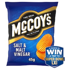 Mccoy's Salt & Vinegar Grab Bag Crisps 45G