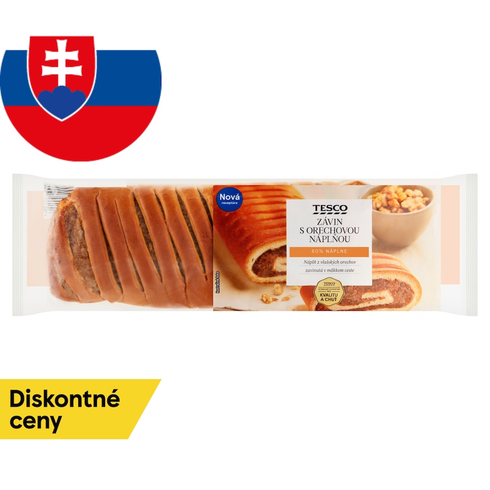 Tesco Strudel with Walnut Filling 400 g