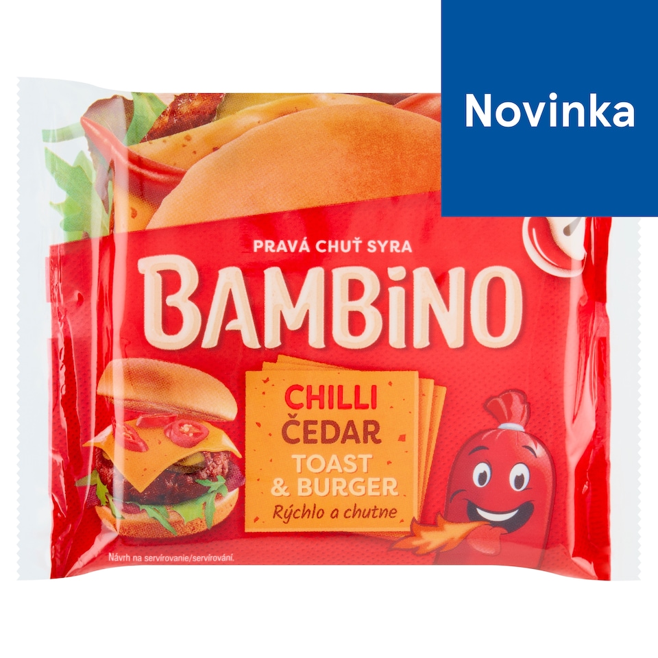 image 1 of Bambino Toast & Burger Chilli Cheddar 120 g