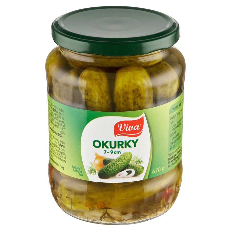 Viva Okurky 7-9 cm 670g