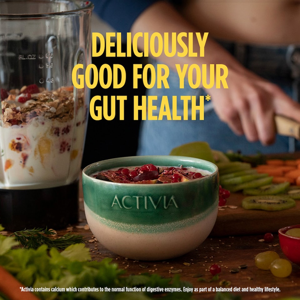 image 1 of Activia Fibre Gut Health Yoghurt - Apple & Cereals 4x115g