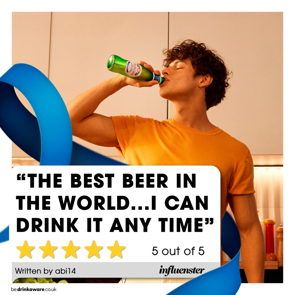 image 1 of Peroni Nastro Azzurro 4X330ml Bottles