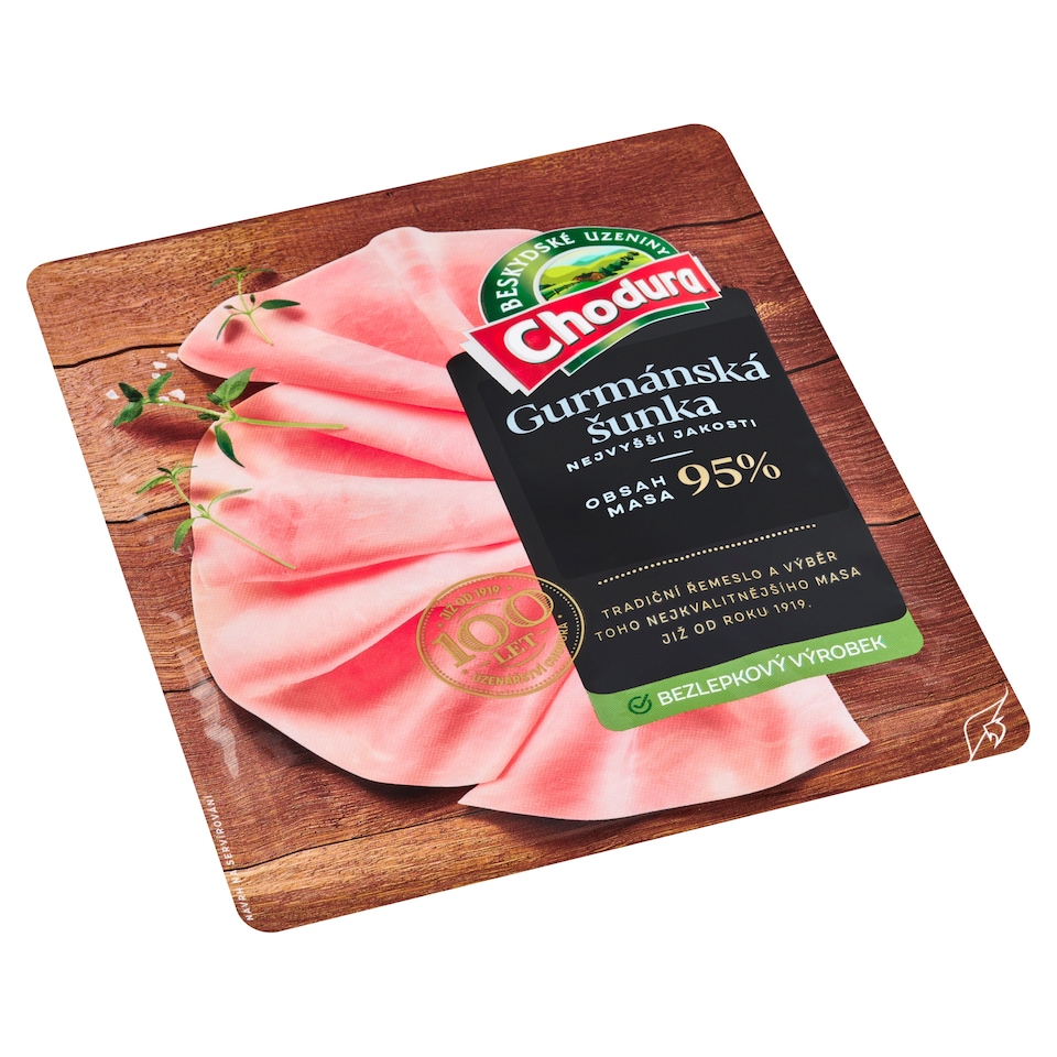 Obrázek 1 pro produkt Chodura Gurmánská šunka 100g