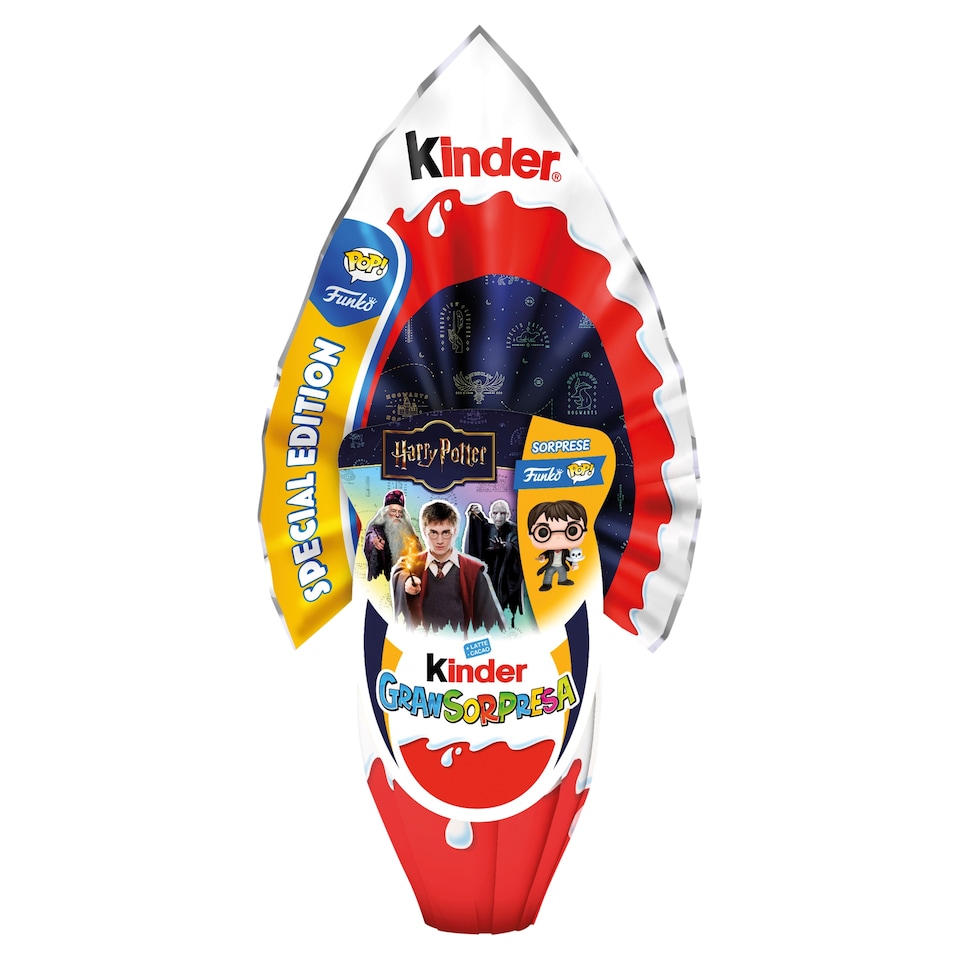 Kinder Gransorpresa belső tejes réteggel bevont tejcsokoládé figura meglepetéssel 220 g