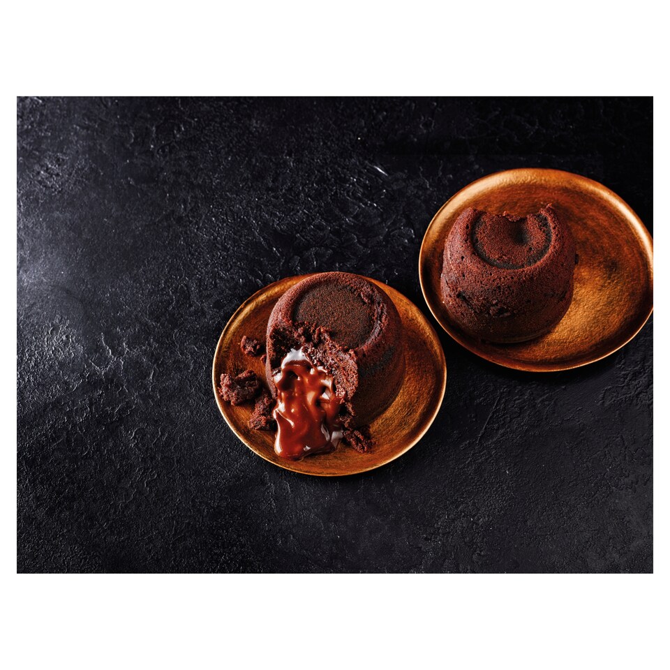 image 1 of Tesco Finest Dine In Melt in The Middle Chocolate Fondants 310g