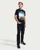 image 2 of Route 66 Pure Cotton T-Shirt in Black