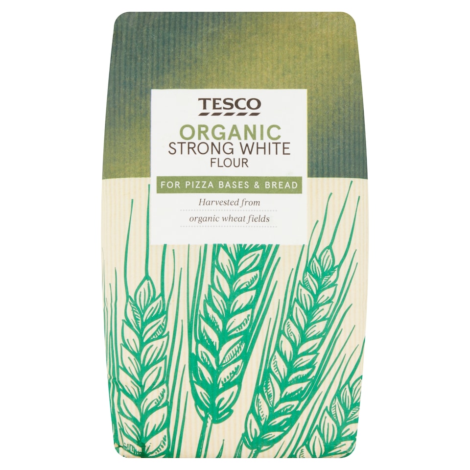 Tesco Organic Strong White Flour 1Kg