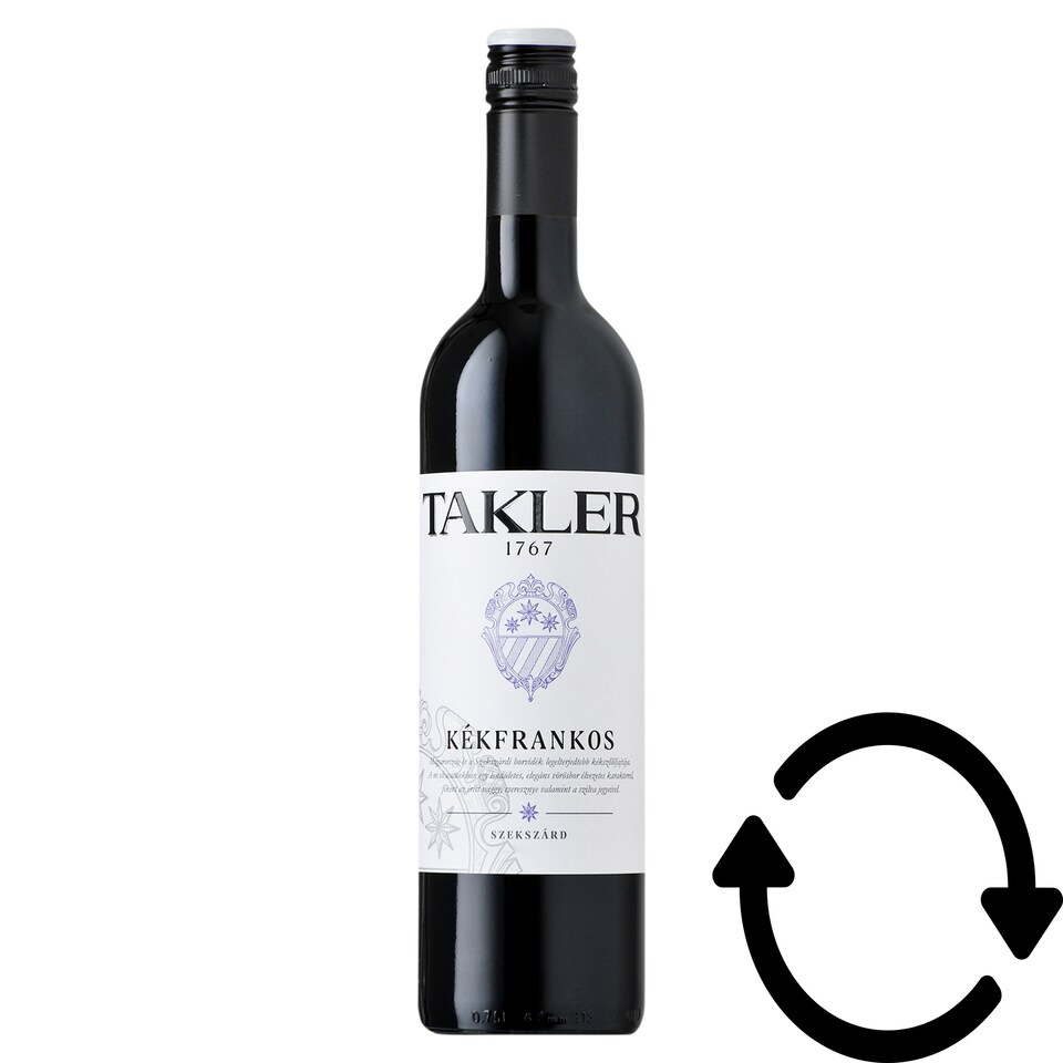 Takler Kékfrankos Dry Red Wine 12% 0,75 l