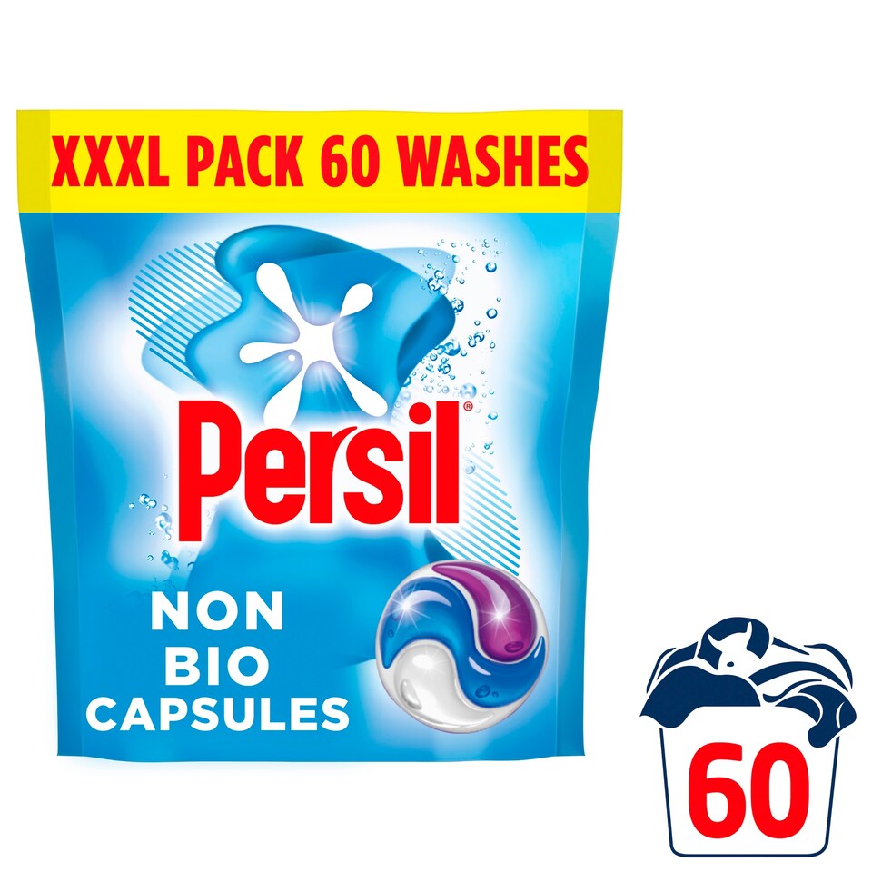 image 1 of Persil Non Bio 3 in 1 Laundry Detergent Capsules 60wash 1266g
