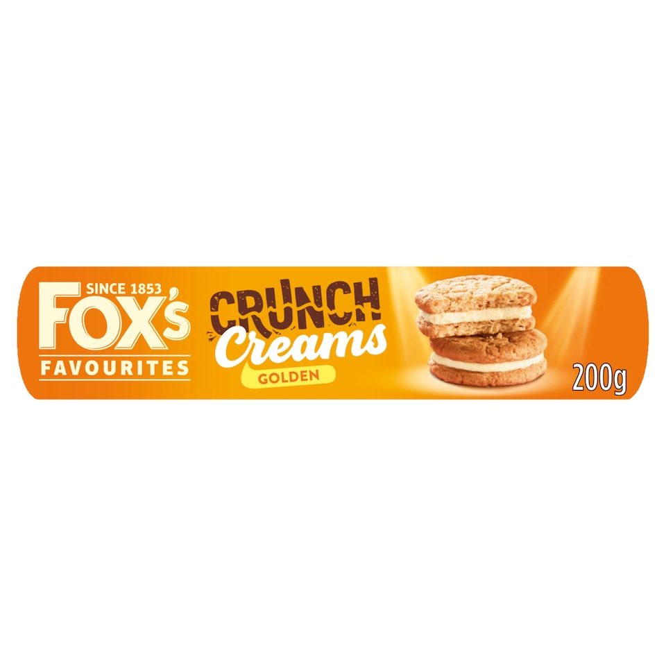 image 1 of Fox's Favourites Crunch Creams Biscuits - Golden 200g