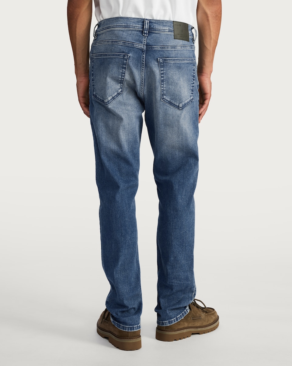 image 1 of F&F Slim Fit FREEF!T® Jeans in Blue