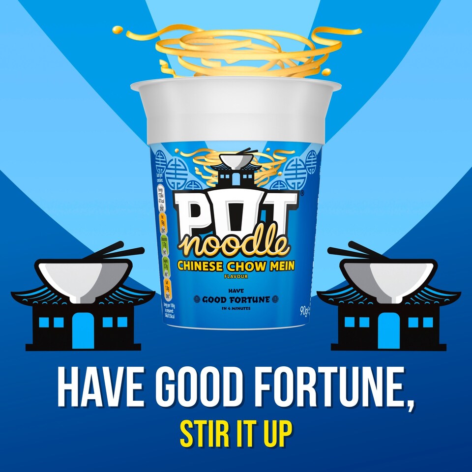 image 1 of Pot Noodle King Chinese Chow Mein Snack 114G